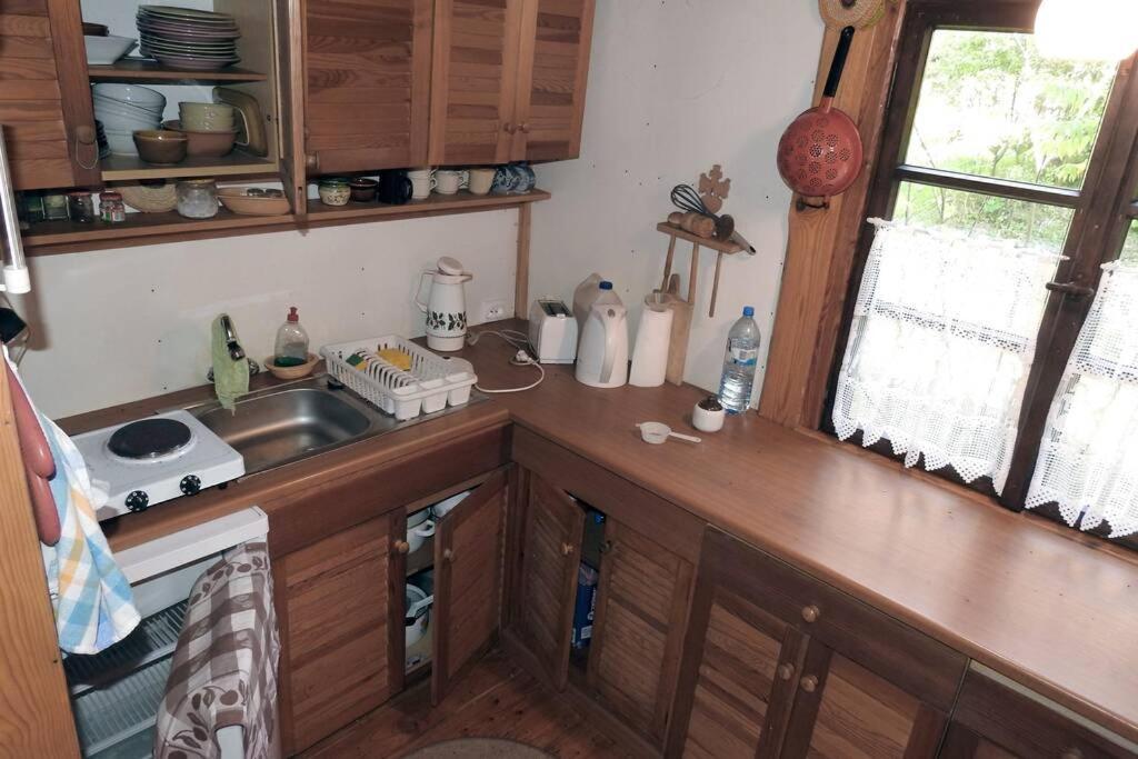 Modrzewiowy domek letniskowy - Stare Czaple Brodnica  Zewnętrze zdjęcie